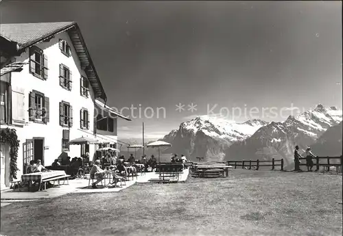 Maennlichen Gasthaus Wetterhorn Schreckhorn Kat. Maennlichen