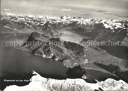 Buergenstock Saentis Glaernisch Kat. Buergenstock