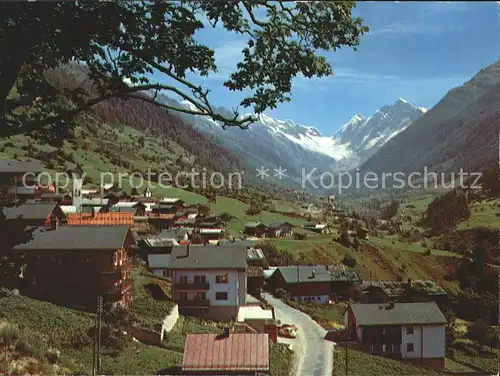 Ferden Loetschenluecke Langgletscher Sattelhorn Schinhorn Kat. Ferden