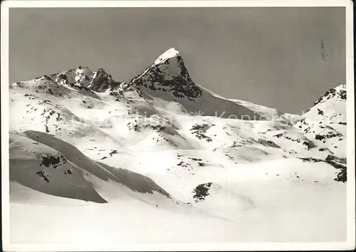 Piz Forcellina Blick vom Septimerpass Kat. Piz Forcellina