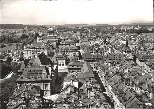 Bern BE vom Muenster Stadt Kat. Bern