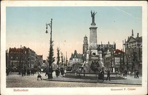 Rotterdam Monument P. Caland  Kat. Rotterdam