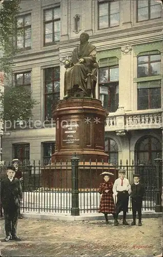 Rotterdam Monument Gijsbert Karl Hogendorp Kat. Rotterdam