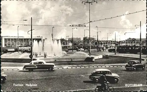 Rotterdam Fontein Hofplein Kat. Rotterdam