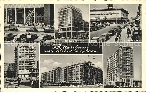 Rotterdam Beursplein Flatgebouw Zulplein Groothandelsgebouw Erasmushuis  Kat. Rotterdam