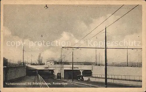 Rotterdam Verkeerstunnel Brielschelaan Kat. Rotterdam