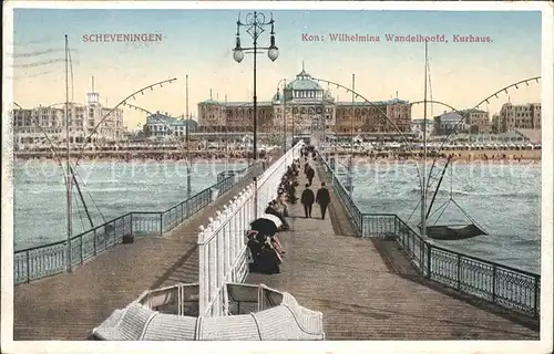 Scheveningen Kon Wilhelmina Wandelhoofd Kurhaus Kat. Scheveningen