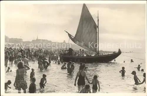 Scheveningen Strand Segelboot Kat. Scheveningen