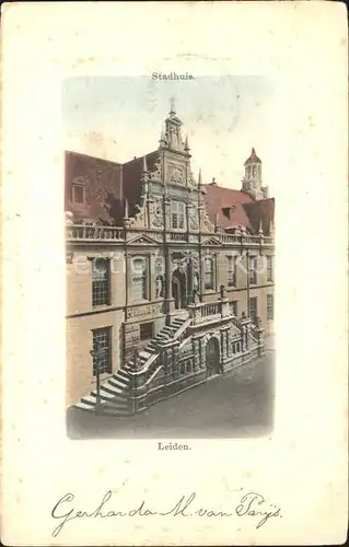 Leiden Stadhuis Kat. Leiden