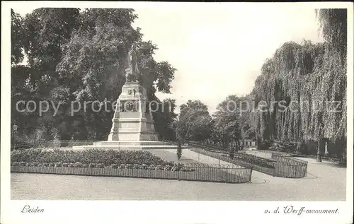 Leiden Werff Monument Kat. Leiden