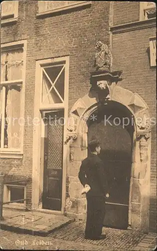 Leiden Poortje Oude Stadspenshal Kat. Leiden