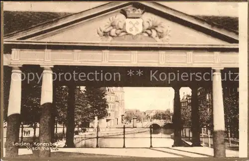 Leiden Korenbeurs Vischmarkt Kat. Leiden