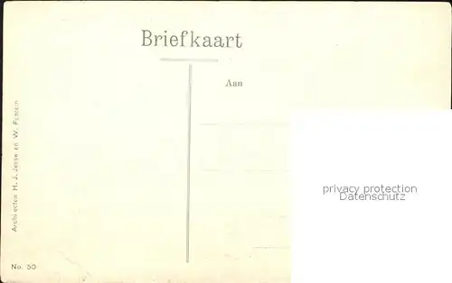 Leiden Burcht Slot Lustrumfeesten 1910  Kat. Leiden