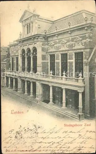 Leiden Stadsgehoor Zaal Kat. Leiden