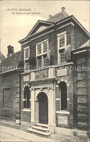 Leiden House John Robinson Kat. Leiden