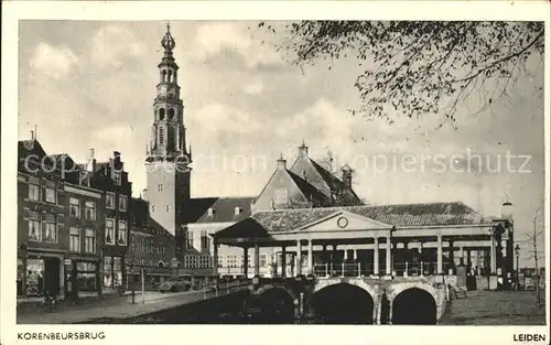 Leiden Korenbeursbrug Kat. Leiden