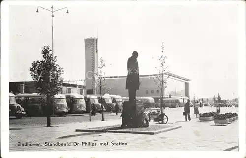 Eindhoven Netherlands Standbeeld Dr Philips Station Kat. Eindhoven