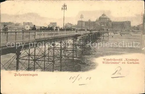 Scheveningen Wandelhoofd Koningin Wilhelmina Kurhaus Kat. Scheveningen