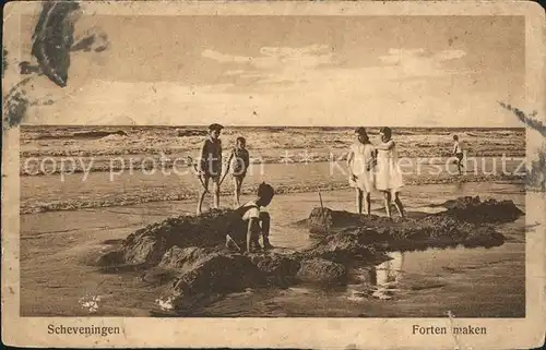 Scheveningen Forten maken Kat. Scheveningen