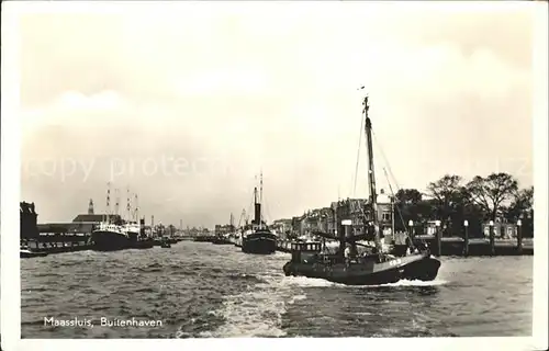 Maassluis Buitenhaven Schiff Kat. Maassluis