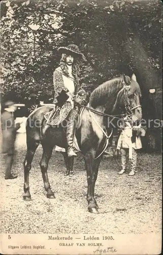 Leiden Maskerade Pferd Kat. Leiden