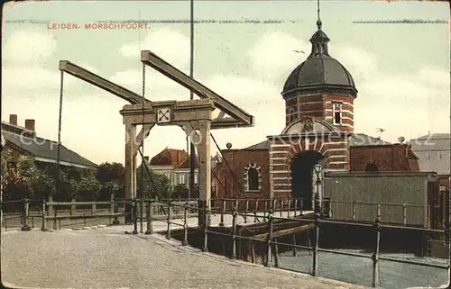 Leiden Moorschpoort Bruecke Kat. Leiden