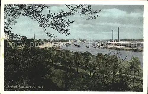 Arnhem Rijn brug Kat. Arnhem