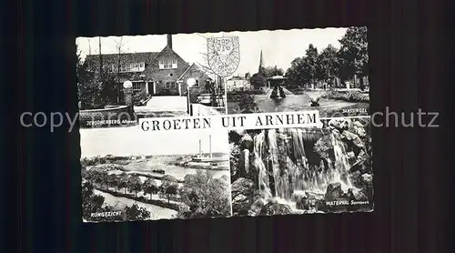 Arnhem Waterval Sonsbeek Janssingel Rijn Kat. Arnhem