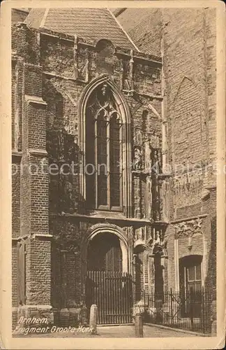 Arnhem Fragment Groote Kerk Kat. Arnhem