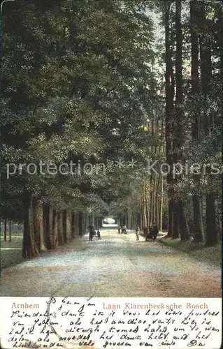 Arnhem Laan Klarenbeeksche Bosch Kat. Arnhem