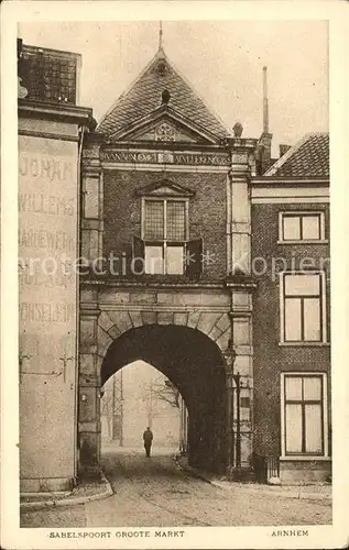 Arnhem Sabelspoort Markt Kat. Arnhem