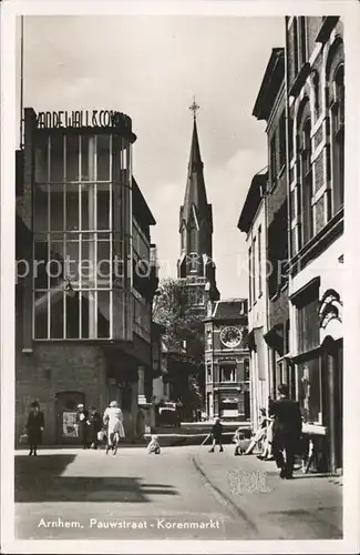 Arnhem Pauwstraat Korenmarkt Kat. Arnhem