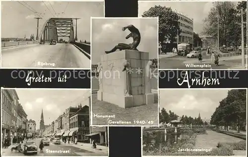 Arnhem Willemsplein Jansbinnensingel Steenstraat Kat. Arnhem