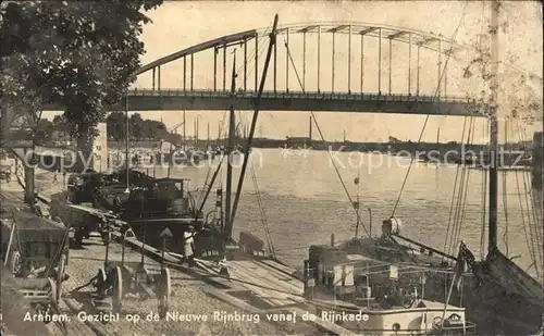 Arnhem Nieuwe Rijnbrug Rijnkade Kat. Arnhem