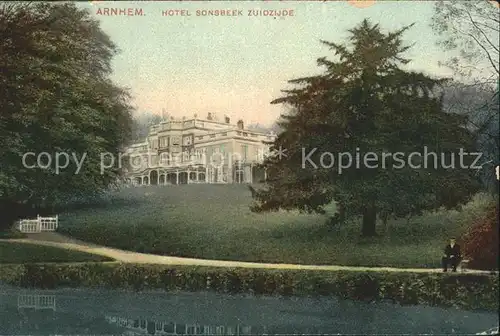 Arnhem Hotel Sonsbeek Zuidzijde Kat. Arnhem