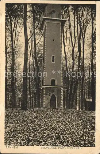 Arnhem Belvedere Park Sonsbeek Kat. Arnhem