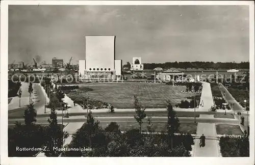 Rotterdam Maastunnelplein Kat. Rotterdam