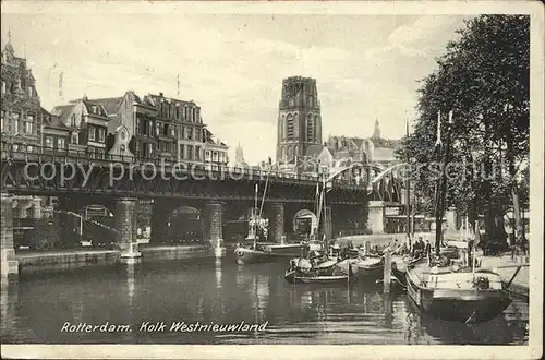 Rotterdam Kolk Westnieuwlan Kat. Rotterdam