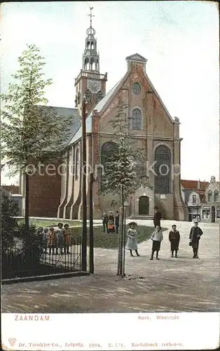 Zaandam Kerk Westzijde Kat. Zaandam