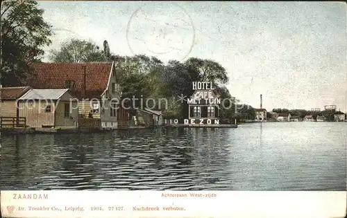 Zaandam Achterzaan Westzijde Hotel Kat. Zaandam