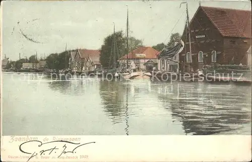 Zaandam de Binnenzaan Schiff Kat. Zaandam