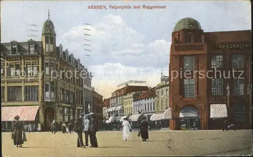 Arnhem Velperplein met Roggestraat Kat. Arnhem