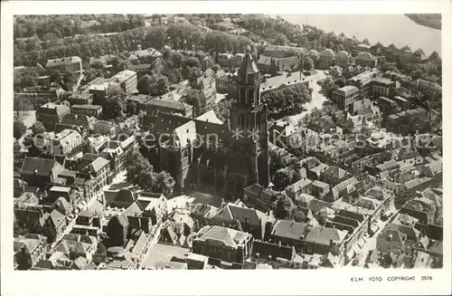 Arnhem voor 1940 St Eusebiuskerk met omgeving Fliegeraufnahme Kat. Arnhem