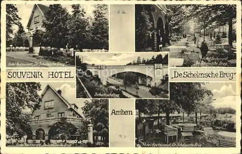 Arnhem Hotel De Schelmsche Brug Kat. Arnhem