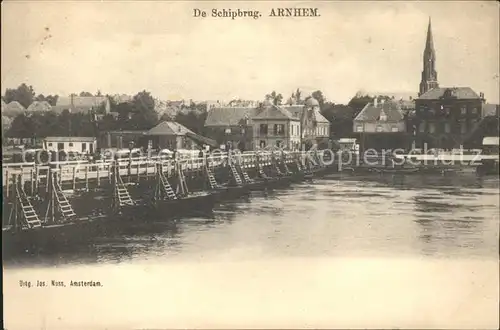Arnhem Schipbrug Schiffsbruecke Kat. Arnhem