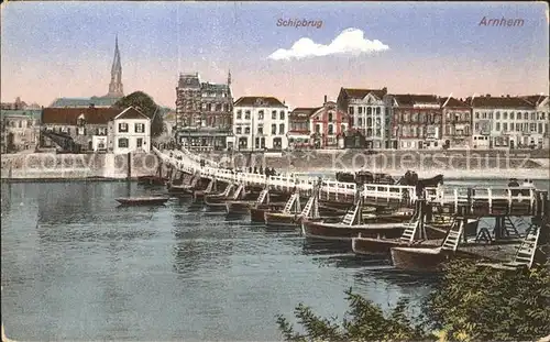 Arnhem Schipbrug Schiffsbruecke Kat. Arnhem