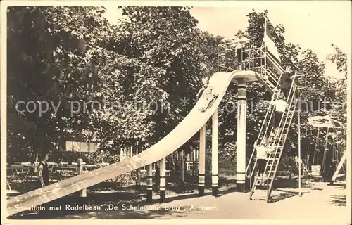 Arnhem Speeltuin met Rodelbaan De Schelmsche Brug Kat. Arnhem