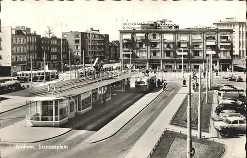 Arnhem Stationsplein Bahnhofsplatz Kat. Arnhem
