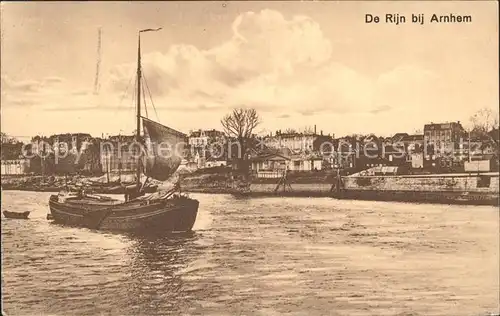 Arnhem De Rijn Rhein Schiff Kat. Arnhem