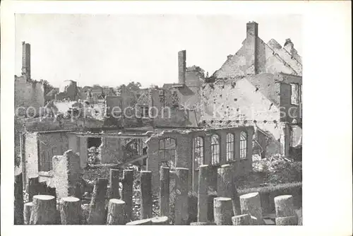 Arnhem Plattenburg Ruinen Weltkrieg Kat. Arnhem
